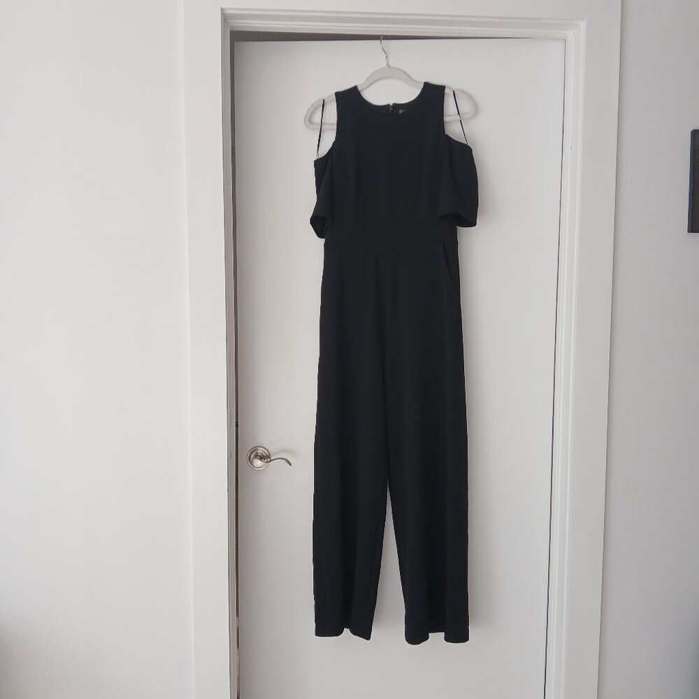Vince Camuto Cold Shoulder Jumpsuit wide leg